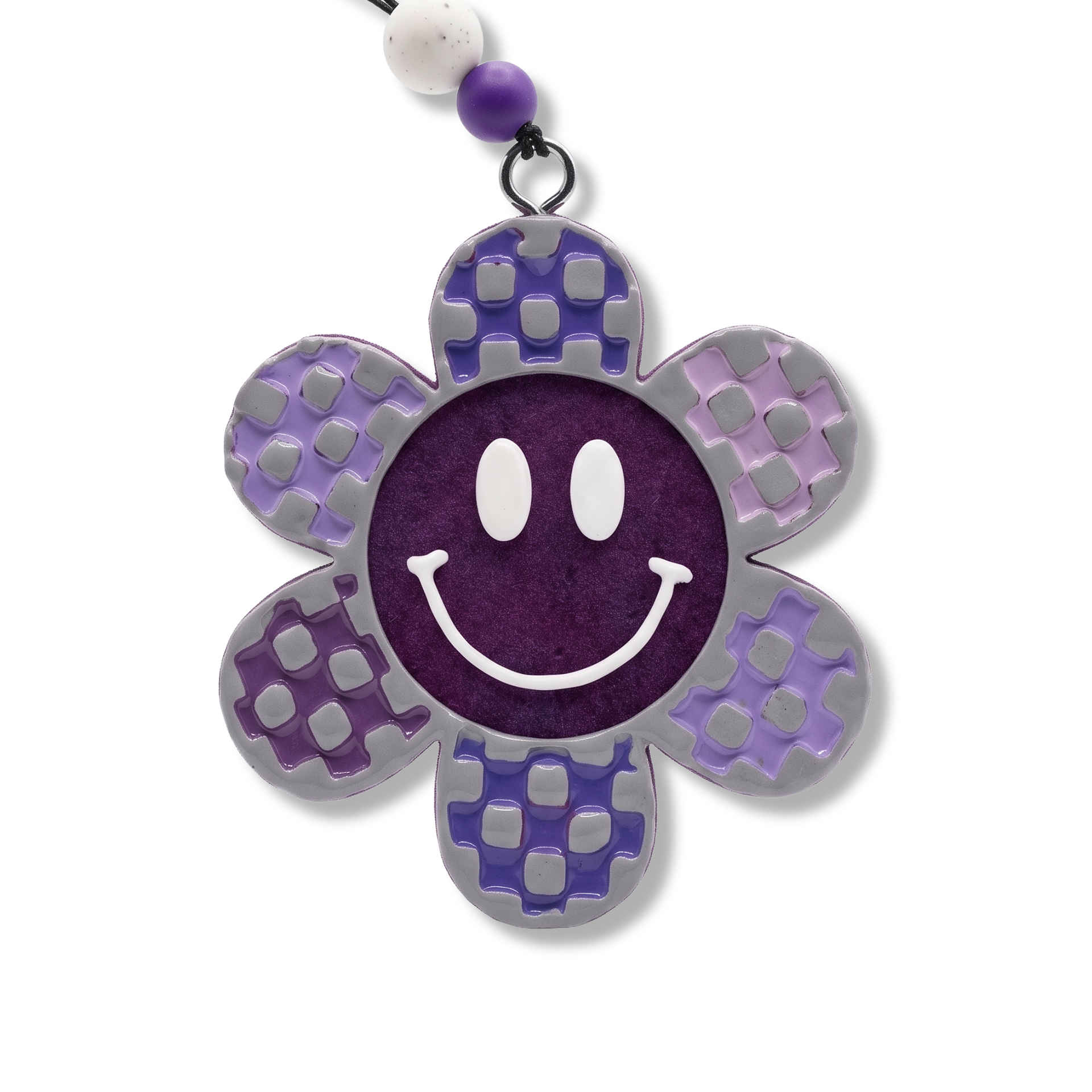 Smiley Purple Flower